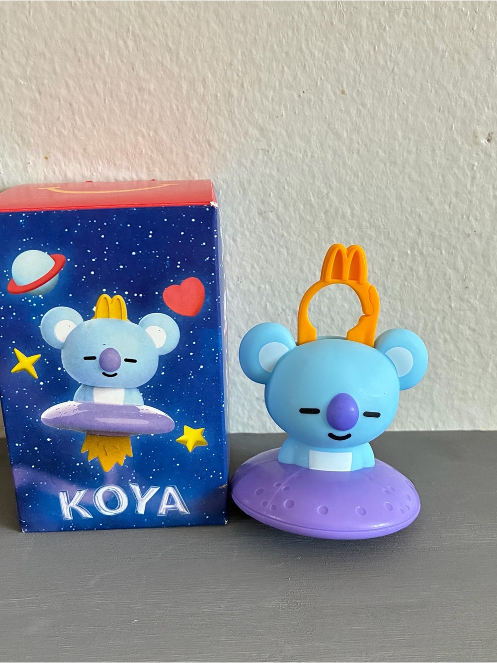 BT21 Happy Meal Koya Character McDonalds Toys 2026 Keychain Bag Charm Clip BTS